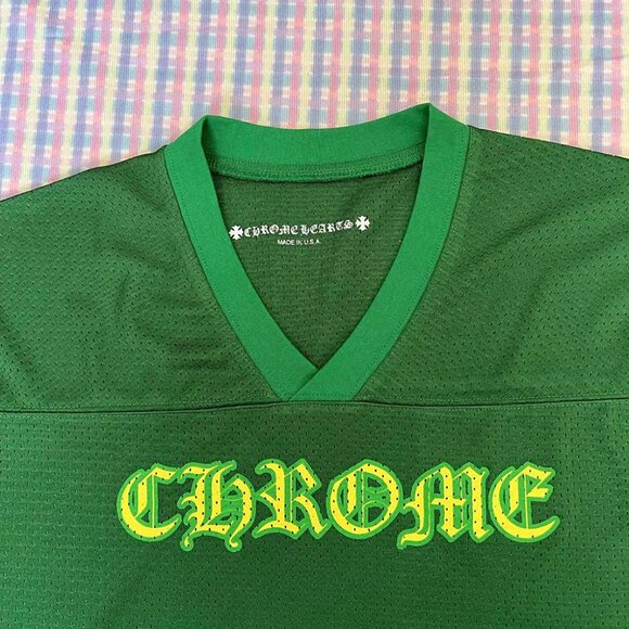 Chrome Hearts Warm Up Jersey Green Yellow - Picture 5 of 7